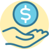 hand holding money
