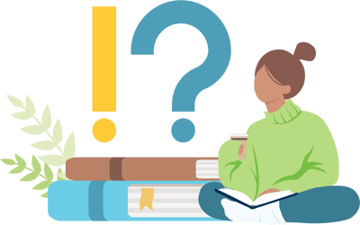 person with questions about publishing a book